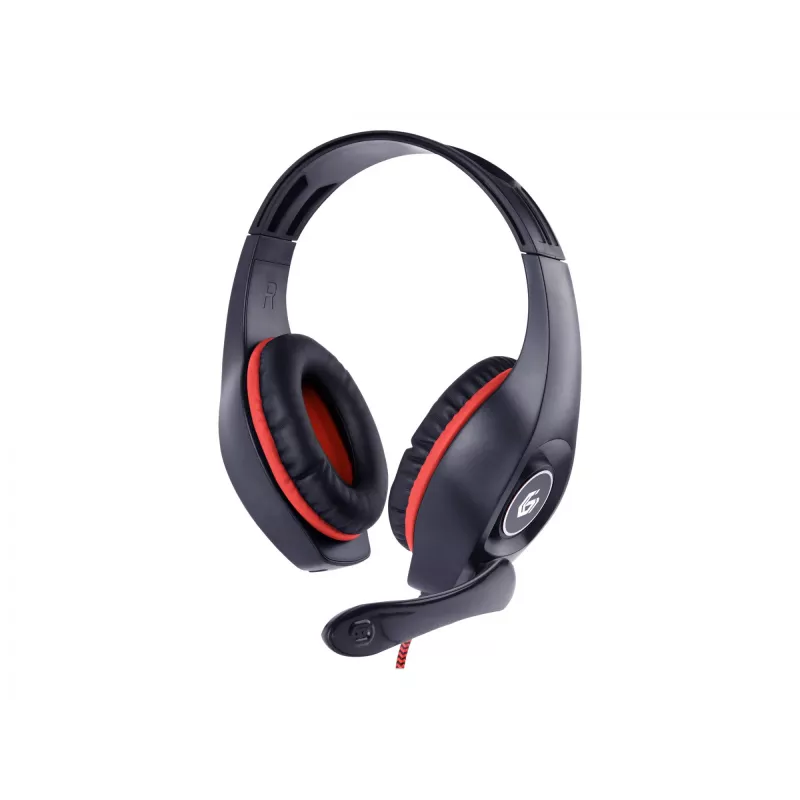 Ausinės GAMING/RED/BLACK GHS-05-R Gembird