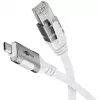 Tinklo kabelis Goobay 74180 USB C RJ-45 Cat6 10 m Baltas
