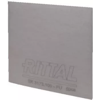 Ploščinis filtras Rittal 3173.100 – pilkas, 289×289×17 mm, orau aušinamas