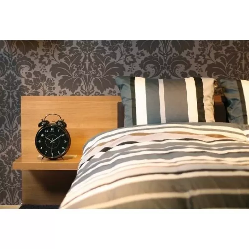 NeXtime žadintuvas 5113zw Wake Up Alarm, 23x30, juoda/turquoise