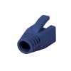 Logilink RJ45 kištuko įtempimo mažinimo gaubtas, 8,0 mm (50 vnt.) | MP0035B | Mėlyna