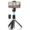 Tripod MEDIA-TECH MT5542 Selfie Tripod 2in1 reguliuojamo aukščio lengvas