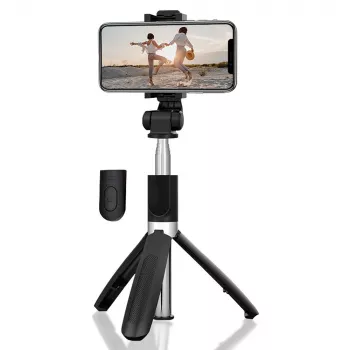Tripod MEDIA-TECH MT5542 Selfie Tripod 2in1 reguliuojamo aukščio lengvas
