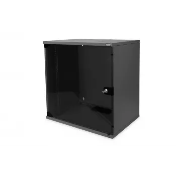 DIGITUS Professional - tinklo spinta - SOHO, nesurinkta - 540x400 mm (pxg) - skirta montuoti ant sienos - Juoda, RAL 9005 - 12U - 48,3 cm (19 inch) (DN-19 12-U-S-SW)