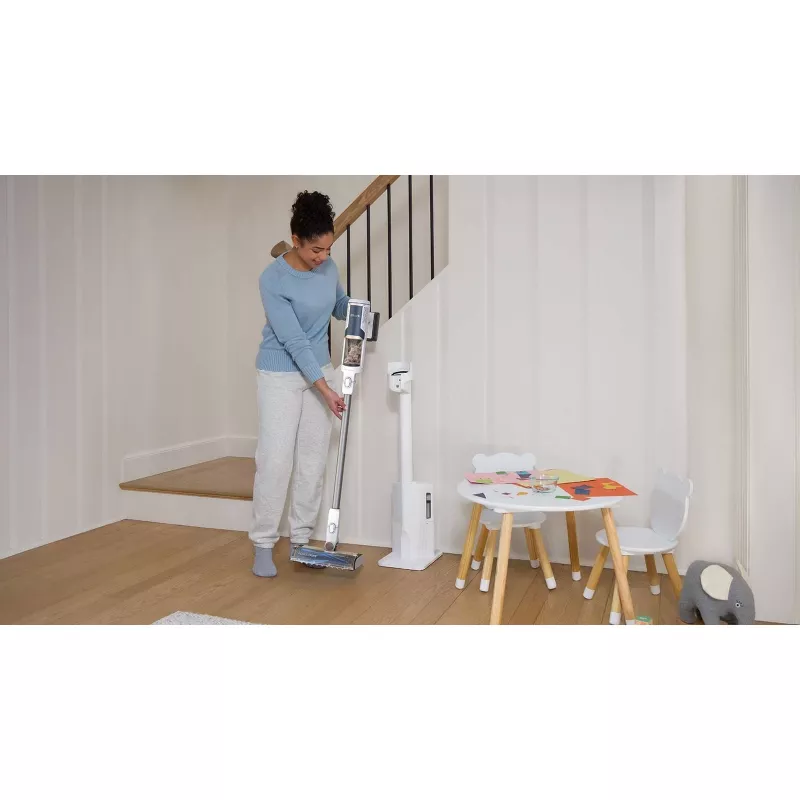 Sharkclean BU3521EU belaidis 2-in-1 šluotinis dulkių siurblys / elektrinė šluota, 21.6 W, mėlyna, balta
