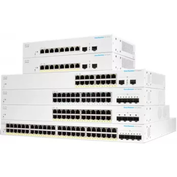 Cisco Business 220 Series CBS220-48P-4G - valdomas jungiklis - 48 x Gigabit Ethernet (PoE+) + 4 x SFP - montuojamas į stelažą