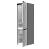 Šaldytuvas su šaldikliu Gorenje NRB620E61X4WFE, laisvai pastatomas, nerūdijantis plienas, bendras tūris 413 L, šaldiklis apačioje 130 L, NoFrost, LED ekranas