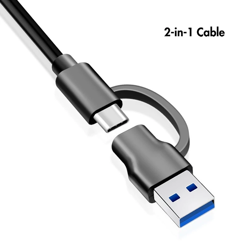 USB 3.2 Gen1 HUB, 4xUSB-A su atskirais jungikliais
