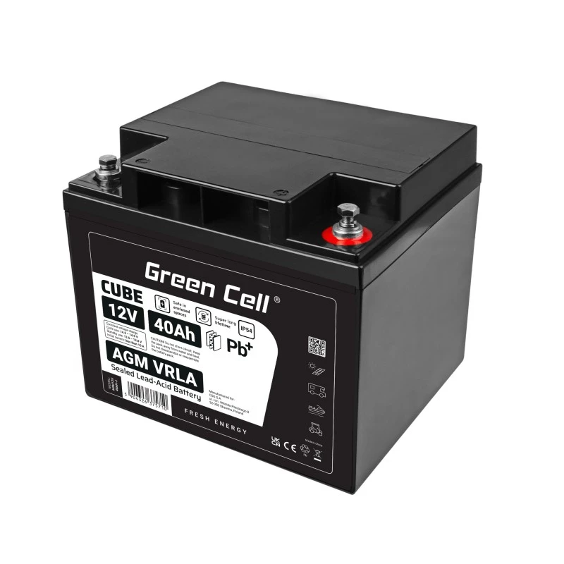 Akumuliatorius AGM VRLA 12V 40Ah IP54