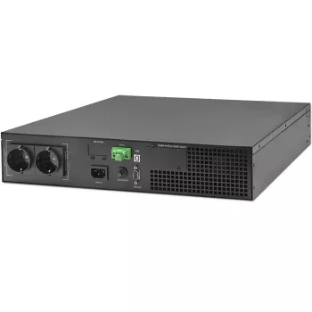 Qoltec 52285 nepertraukiamo maitinimo šaltinis (UPS) Dvigubos konversijos (Online) 1 kVA 1000 W 2 AC išėjimai