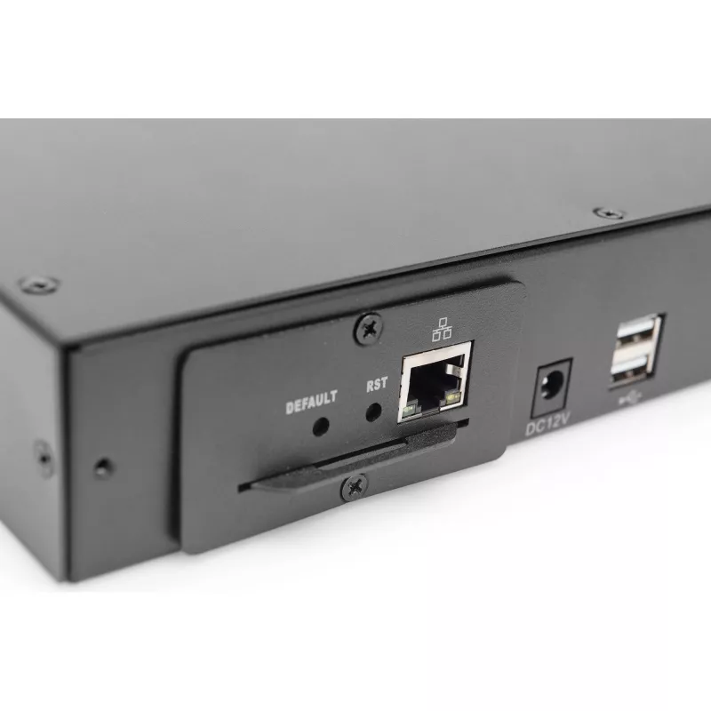 DIGITUS Professional DS-72216 - KVM jungiklis - 16 KVM prievadų - montuojamas į stelažą (DS-72216)