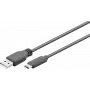 Wentronic 41074 USB laidas 1 m 3.2 Gen 2 (3.1 Gen 2) USB A USB C juodas (41074)