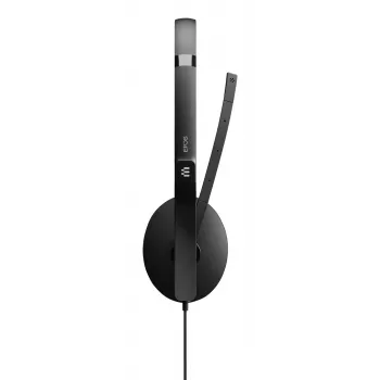 Ausinės EPOS ADAPT 165 USB-C II laidinės, lankeliu, biurui/skambučių centrui, USB Type-C, juodos