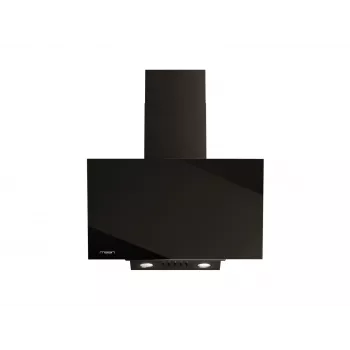 Sieninis kamininis gartraukis MAAN Vertical Glass 60 Black, stiklas/plienas, 595 mm, 135–320 m³/h, elektroninis valdymas