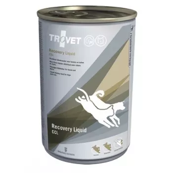 Šlapias atsistatymo ėdalas TROVET Recovery Liquid CCL šunims ir katėms, 400 g, vištienos skonio, 87% drėgmės