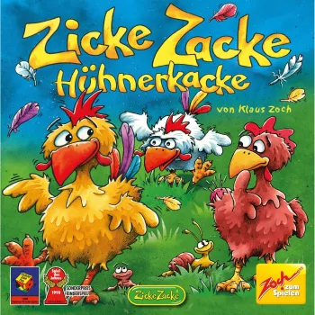 Zicke Zacke Chicken Cha Cha Cha, stalo žaidimas, Vaikų žaidimų metų 1998