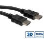 ROLINE HDMI laidas 2 m, 30 AWG, ekranuotas, juodas (11.04.5732)