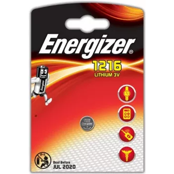 Energizer CR1216 ličio baterija (1 vnt.)