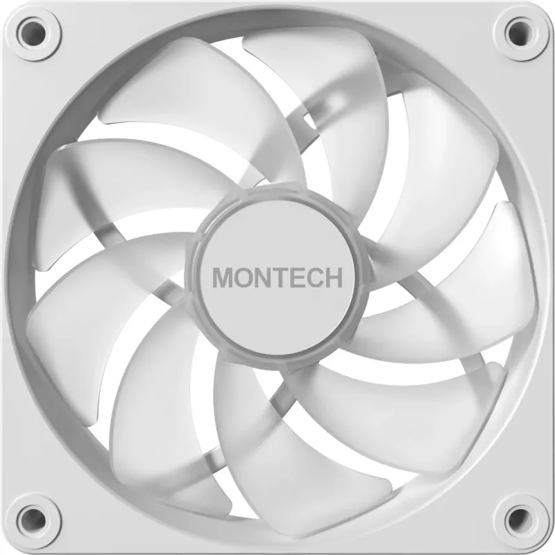Kompiuterio korpuso ventiliatorius 120 mm MONTECH GF120R V2 ARGB PWM 3 vnt. baltas