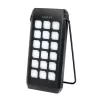 Logilink PA0273 – Saulės energijos powerbank su žibintuvėliu, Li-Pol, 10000 mAh, 18 W, 3 A, PD 2.0, QC 3.0, Ultra Fast Charge, 2 išvesties prievadai (USB Type A, 24 kaiščių USB-C), laidas USB