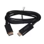 SAVIO vaizdo kabelio adapteris DisplayPort į HDMI Type A CL-56, 1,5 m, juodas