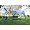 Pavilion Event Shelter Pro L 3,65 x 3,65 m šviesiai pilka/žalia