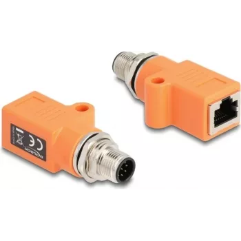 DeLOCK 60617 lyties keitiklis M12 – RJ45 Violetinis