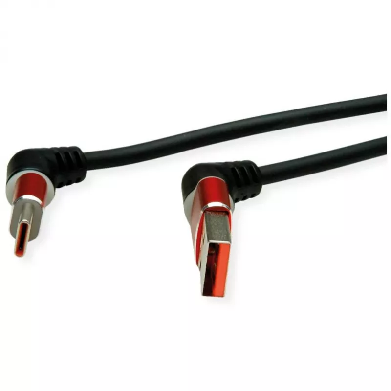 ROLINE USB 2.0 kabelis 360° sukamasis A-C ST/ST 2m