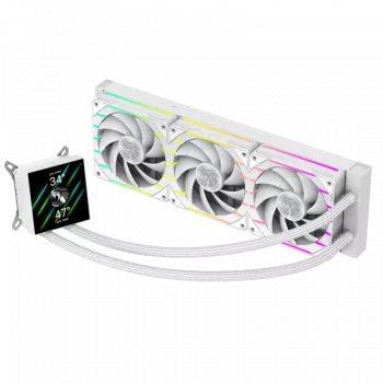 Gamemax HAILSTORM 360 LCD | Baltas | Skystas aušintuvas CPU