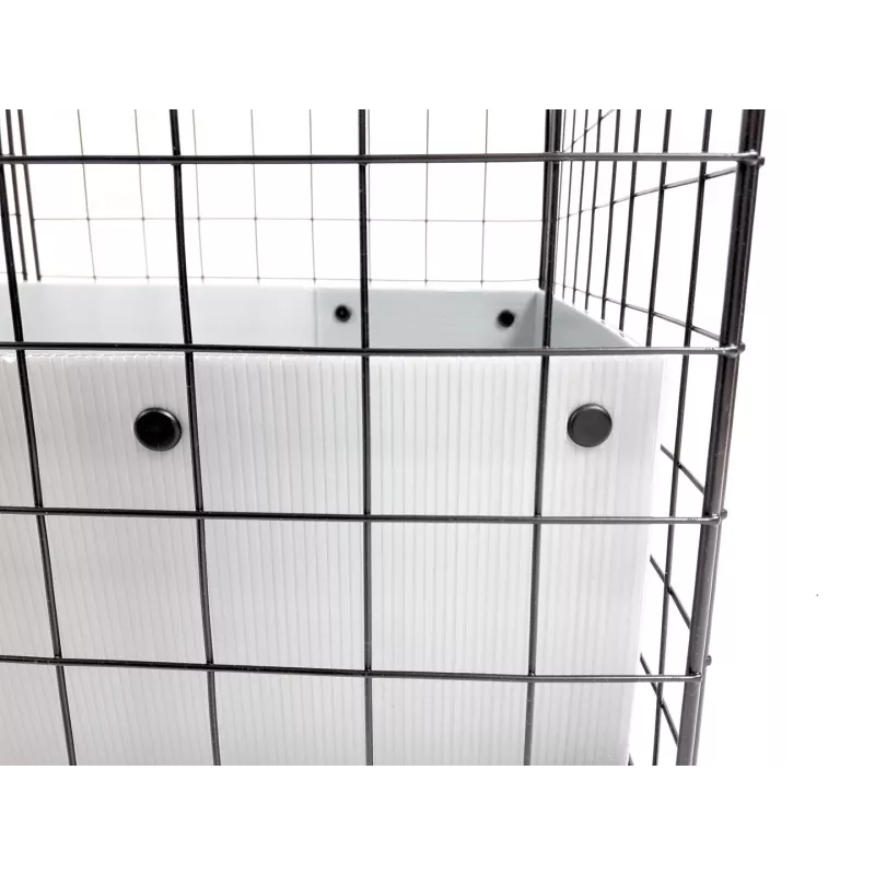 C&C Modular narvas 3x2 110x75 cm jūrų kiaulytei, ežiukui, juodas