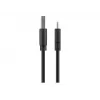 Goobay USB-C įkrovimo ir sinchronizavimo kabelis (USB-A > USB-C) 38675 juodas RJ-45 RJ-45 90°