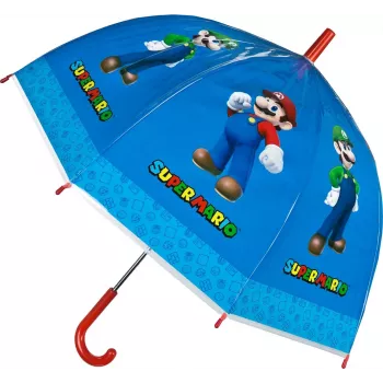 Vaikiškas skaidrus skėtis Kids Euroswan Super Mario