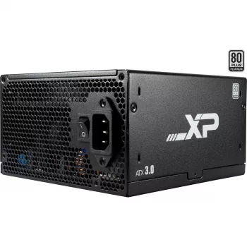 SAMA XPH-850A, maitinimo blokas 1x 12 kaiščių didelės galios GPU, 3x PCIe, kabelių valdymas, 850 W