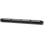 Intellinet Patch Panel, Cat5e, UTP, 24 prievadų, 1U, juodas
