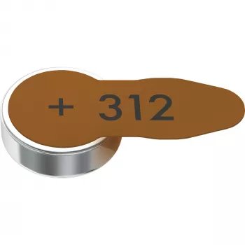 Vienkartinė baterija Varta 312 PR41 Cinkas-oras 3,45 mm 7,8 mm 0,5 g
