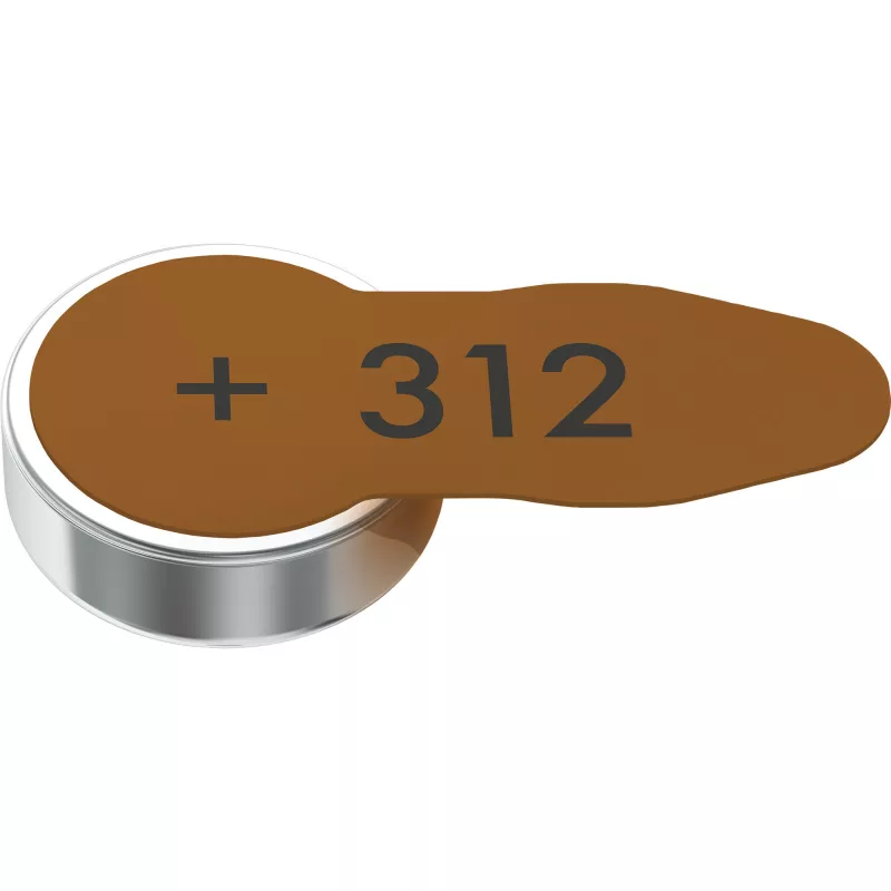 Vienkartinė baterija Varta 312 PR41 Cinkas-oras 3,45 mm 7,8 mm 0,5 g