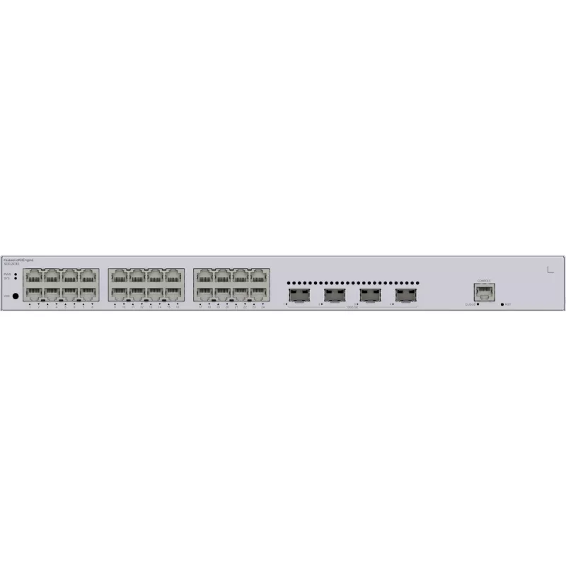 HUAWEI eKit S220 Series S220-24T4X valdomas L2 Gigabit Ethernet (10/100/1000) 1U pilkas