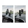 Automobilinis laikiklis DELOCK 66939 telefonams – siurbtukinis tvirtinimas, juodai pilkas, belaidis įkrovimas