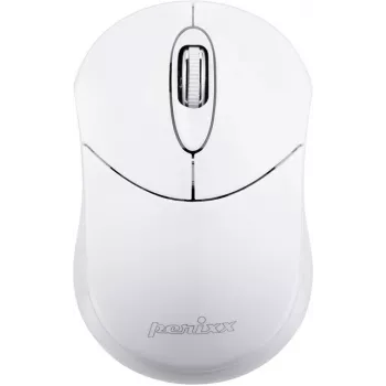 Perixx PERIMICE-802W, belaidė Bluetooth pelė, skirta PC ir planšetei, balta