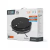 Robotas dulkių siurblys TEESA Smart VAC 2 – apvalus, juodas, 1000 Pa, 9,6 V/2000 mAh Li, 0,2 l, Wi-Fi, automatinis grįžimas
