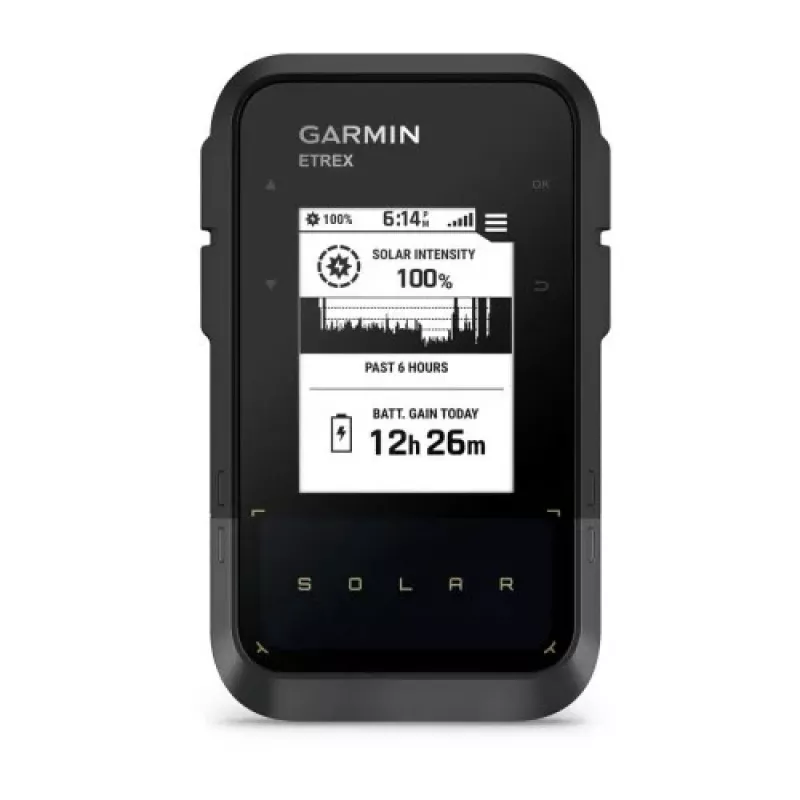 Garmin eTrex Solar – Nešiojamas GPS Navigatorius su Saulės Energija