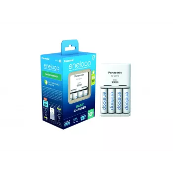 Baterijų įkroviklis PANASONIC Eneloop Basic BQ-CC51 + 4x AA 2000 mAh (K-KJ51MCD40E)