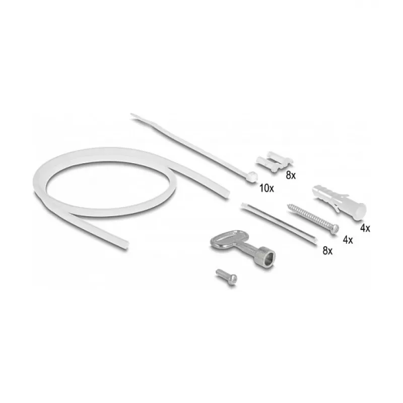DeLOCK 8 prievadų optinė skirstomoji dėžė, IP65, balta