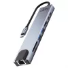 MEDIA-TECH USB 8 IN 1 GIGA LAN HUB MT5046