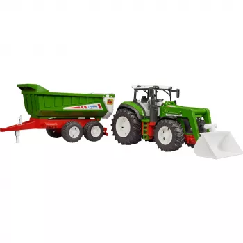 Priekinio pakrovimo savivartis BRUDER BR-03452 traktoriui Roadmax – žaislinis priedas