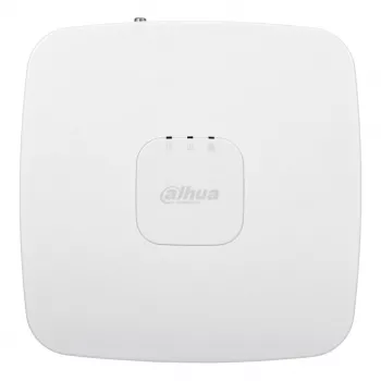Tinklinis vaizdo registratorius DAHUA NVR2108-I2 — 8 kanalų NVR, 4096×2400 maks., SATA III iki 10 TB, 1U baltas