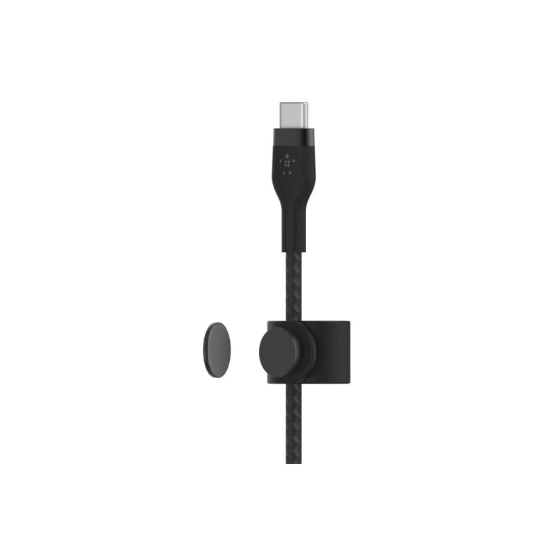 Belkin BOOST↑CHARGE PRO Flex kabelis USB-C / USB-C pintas silikoninis 2 m, juodas
