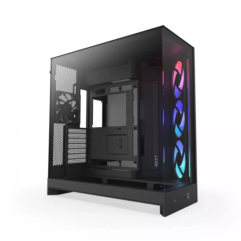 Korpusas NZXT H9 Flow RGB Midi Tower juodas