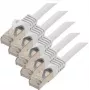 Tinklo kabelis ShiverPeaks 75512-W-SET5 Cat7 S/FTP RJ45-RJ45 2m Baltas