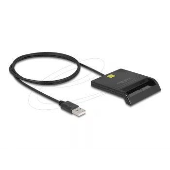 Smarčio kortelių skaitytuvas DeLOCK 91724 USB Type-A juodas